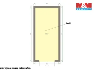 Pronájem garáže, Planá, 36 m2