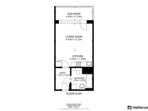 Pronájem bytu 1+kk, Praha - Hloubětín, Laponská, 34 m2