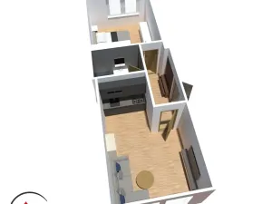 Pronájem bytu 2+kk, Ostrava, Křišťanova, 41 m2