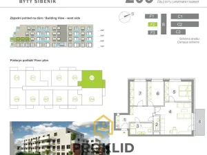 Prodej bytu 4+kk, Olomouc, Třída Jiřího Pelikána, 86 m2