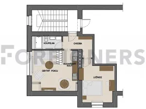 Pronájem bytu 2+kk, Brno, Wurmova, 55 m2