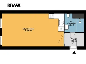 Prodej bytu 1+kk, Abertamy, Vítězná, 41 m2