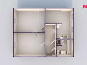 Prodej bytu 2+1, Ryžoviště, Tovární, 58 m2