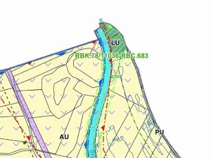 Dražba louky, Lužnice, 552 m2