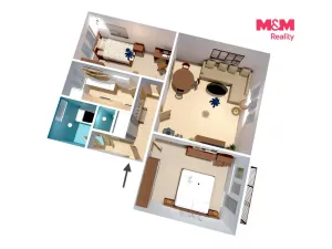 Prodej bytu 3+1, Chotěšice, 74 m2