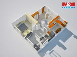Prodej bytu 2+1, Teplice, Svojsíkova, 56 m2