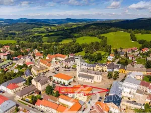 Prodej obchodního prostoru, Kašperské Hory, Náměstí, 161 m2