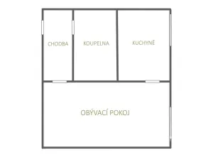 Prodej bytu 1+1, Most, U Stadionu, 26 m2