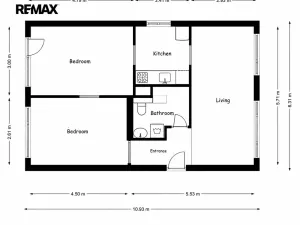 Pronájem bytu 3+1, Praha - Krč, Zálesí, 62 m2