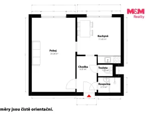 Prodej bytu 1+1, Nýrsko, Rybářská, 40 m2