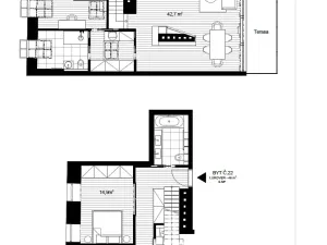 Pronájem bytu 4+kk, Praha, Sokolovská, 118 m2