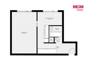 Pronájem bytu 1+1, Protivín, B. Němcové, 42 m2