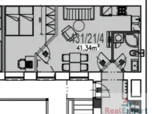 Pronájem bytu 2+kk, Praha - Vinohrady, Máchova, 42 m2