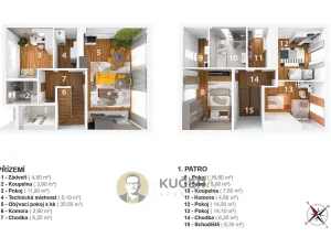 Prodej bytu 5+kk, Nemyslovice, 145 m2