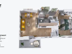 Prodej bytu 2+kk, Velké Opatovice, Jubilejní, 47 m2