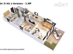 Prodej apartmánu, Staré Město, Sportovní, 83 m2