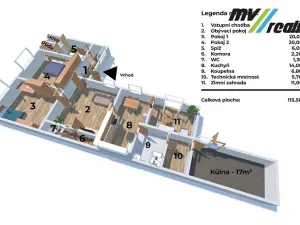 Prodej rodinného domu, Velké Přítočno, 115 m2