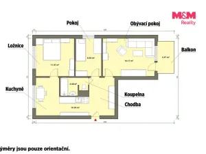 Prodej bytu 3+1, Mariánské Lázně - Úšovice, Tepelská, 60 m2