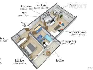 Prodej bytu 3+1, Kralupy nad Vltavou, Tylova, 68 m2