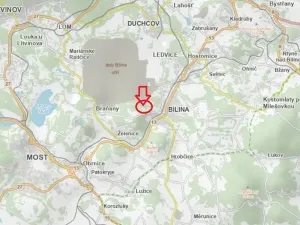 Prodej podílu lesa, Bílina, 2704 m2