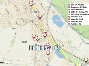 Prodej bytu 3+1, Jince, Čsl. dělostřelců, 65 m2