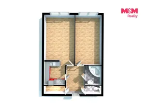 Prodej bytu 2+kk, Praha - Stodůlky, Suchý vršek, 65 m2