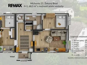 Prodej rodinného domu, Koberovy, 159 m2
