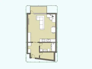 Pronájem bytu 1+kk, Brno, Škárova, 37 m2