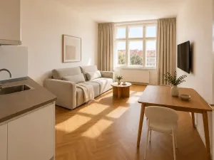 Pronájem bytu 1+kk, Praha - Vinohrady, 27 m2