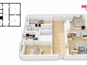 Pronájem bytu 4+kk, Hradec Králové, Rokycanova, 105 m2