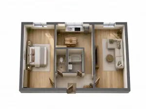 Prodej bytu 2+1, Ostrava, Mongolská, 54 m2