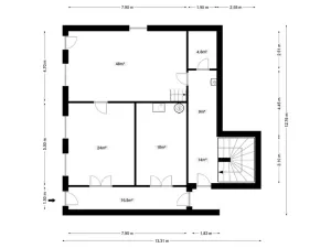 Prodej činžovního domu, Švihov, nám. T. G. Masaryka, 240 m2