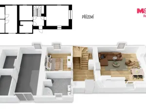 Prodej rodinného domu, Popovice - Kamenná Lhota, 160 m2