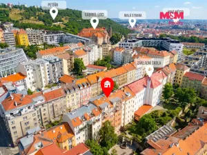 Prodej bytu 2+kk, Praha - Smíchov, Grafická, 34 m2