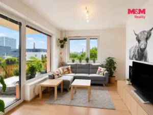 Pronájem bytu 2+kk, Praha - Vysočany, Strnadových, 58 m2
