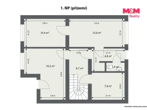 Prodej rodinného domu, Horní Slavkov, Kounice, 94 m2