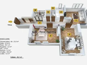 Prodej bytu 3+kk, Praha - Smíchov, Štefánikova, 93 m2