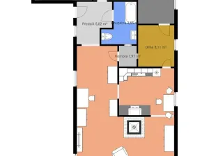 Prodej rodinného domu, Kamenný Újezd, Jižní, 155 m2