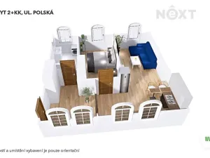 Prodej bytu 2+kk, Šumperk, Polská, 60 m2