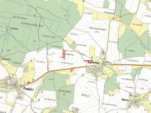 Prodej pole, Křenovice, 13645 m2