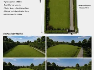 Dražba pozemku pro bydlení, Kozomín, 1900 m2