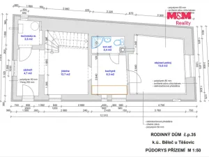 Prodej bytu 5+kk, Těšovice - Běleč, 88 m2
