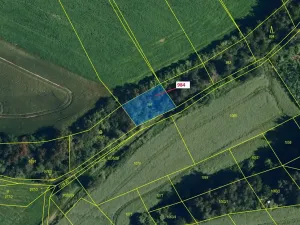 Dražba pozemku, Březí nad Oslavou, 417 m2