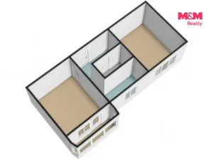 Prodej bytu 2+1, Karviná - Mizerov, Majakovského, 56 m2