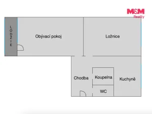 Prodej bytu 2+1, Karviná - Ráj, Borovského, 50 m2