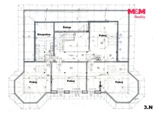 Pronájem rodinného domu, Říčany - Radošovice, Mozartova, 395 m2