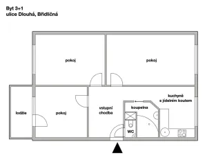Prodej bytu 3+1, Břidličná, Dlouhá, 75 m2