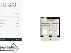 Prodej bytu 1+kk, Ostrava - Moravská Ostrava, Biskupská, 37 m2