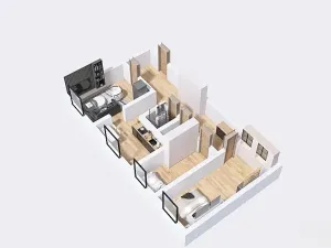 Prodej bytu 3+1, Český Krumlov, Lipová, 67 m2