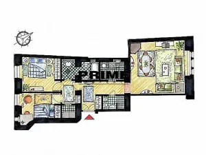 Pronájem bytu 3+1, Praha - Nové Město, Odborů, 81 m2